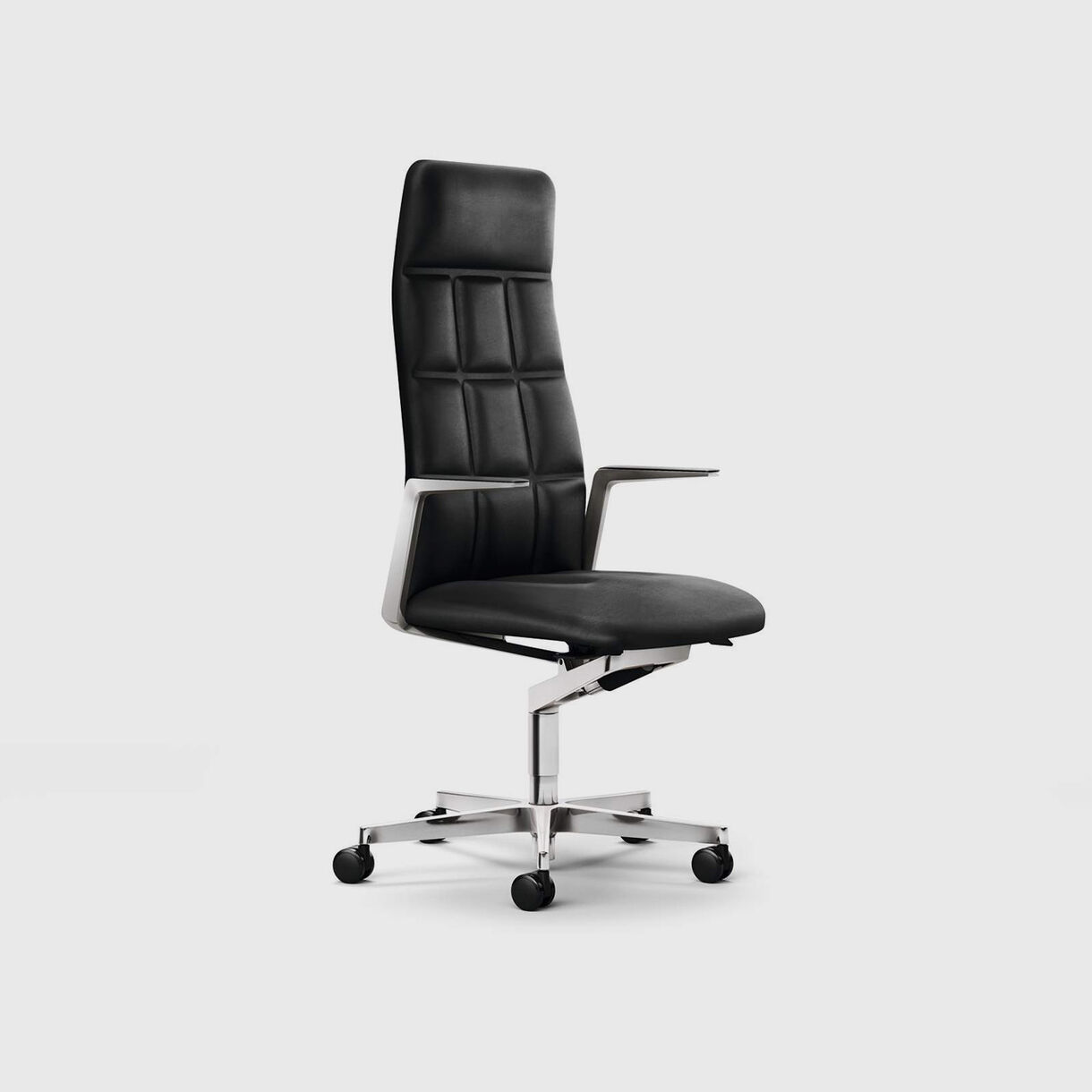 Leadchair Management Swivel Chair, High Back