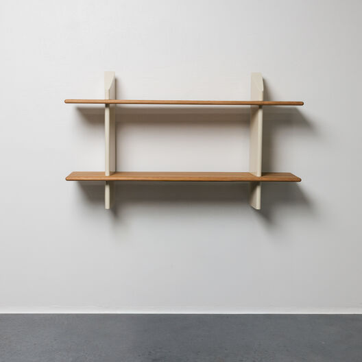 Rayonnage Mural Bookcase, Ecru