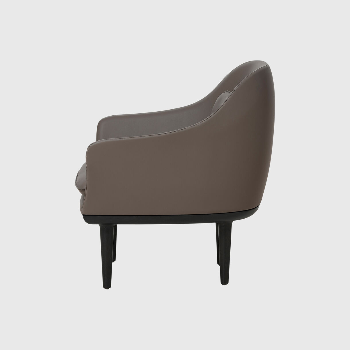 Lunar Lounge Chair Large, Onyx Oak, Bellagio Quartz