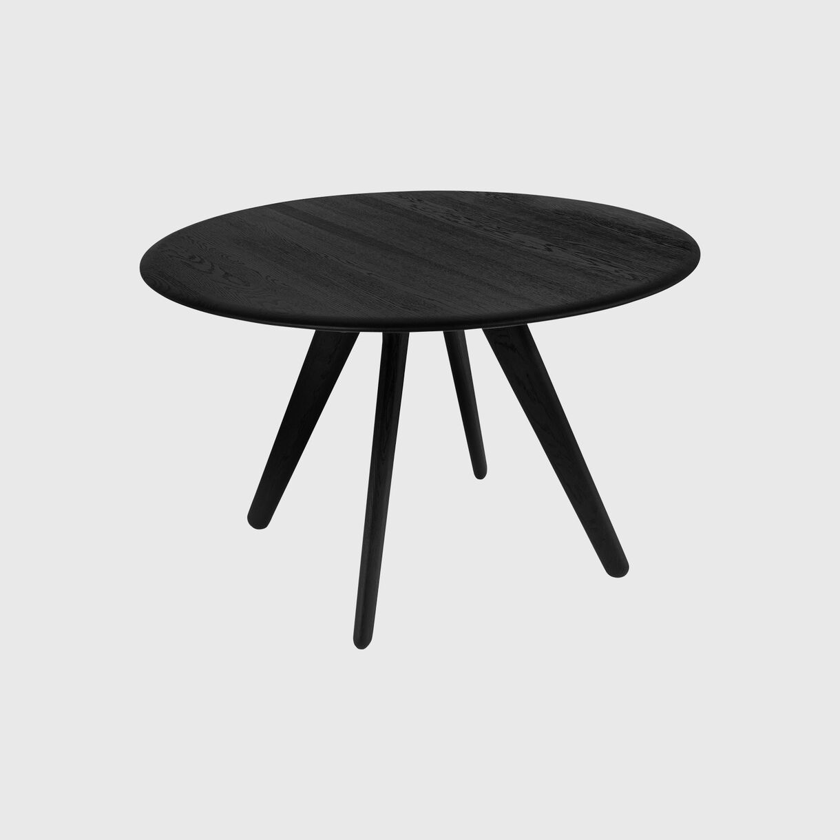 Slab Dining Table, Round, &Oslash; 1200mm, Black