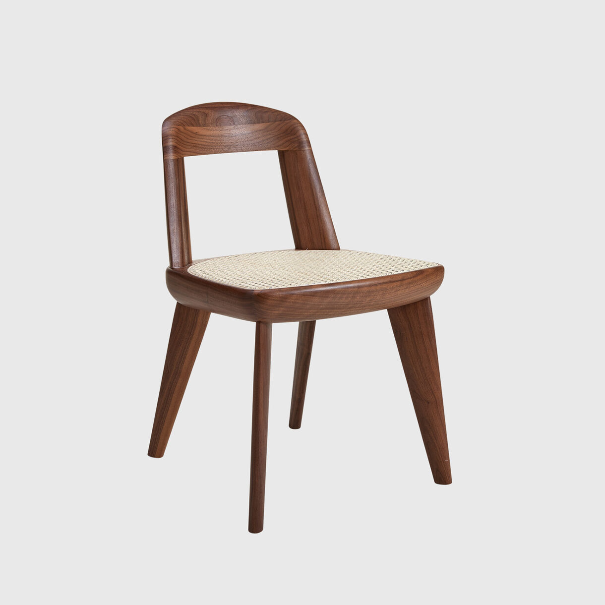 Brutus Chair, Walnut & Vienna Cane