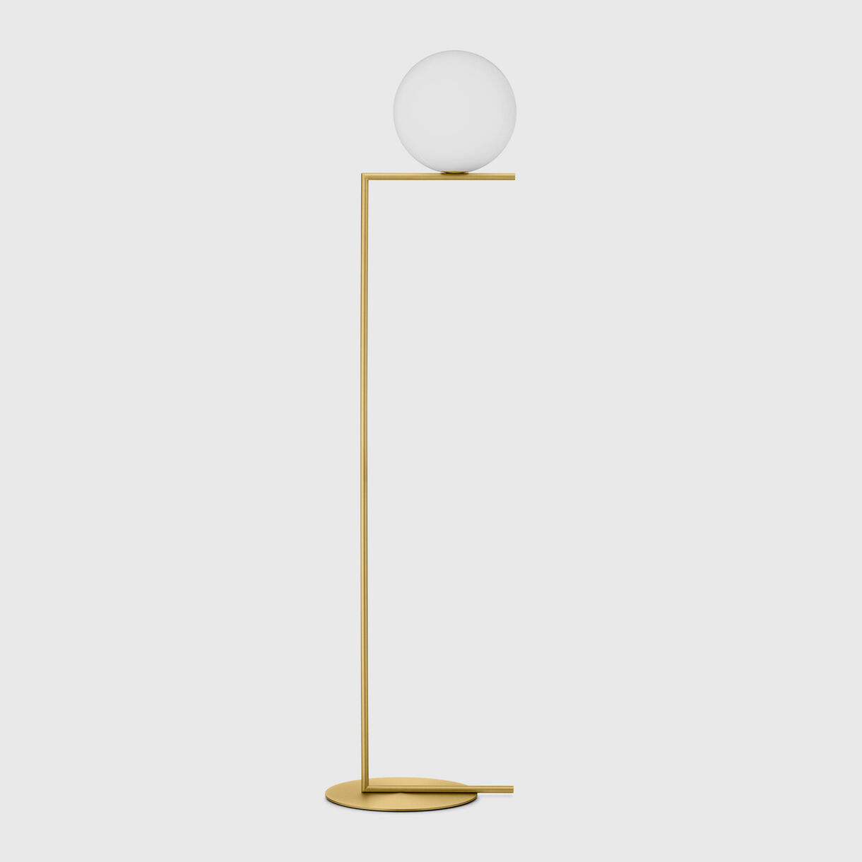 IC Floor Lamp, F2, Brass