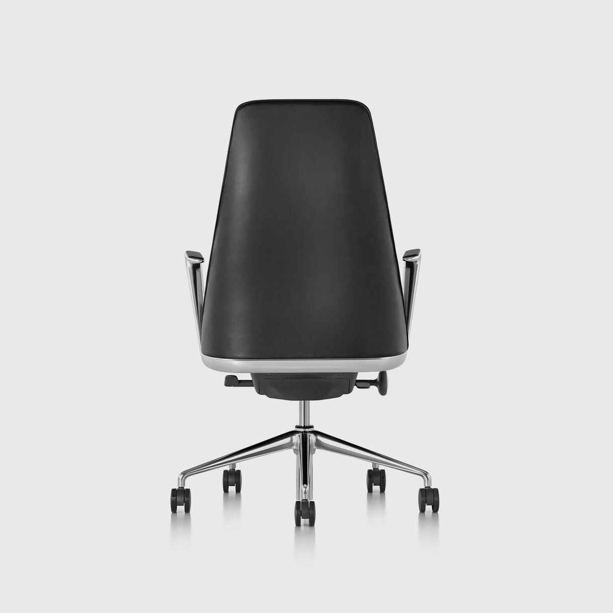 Taper Chair, Black Leather