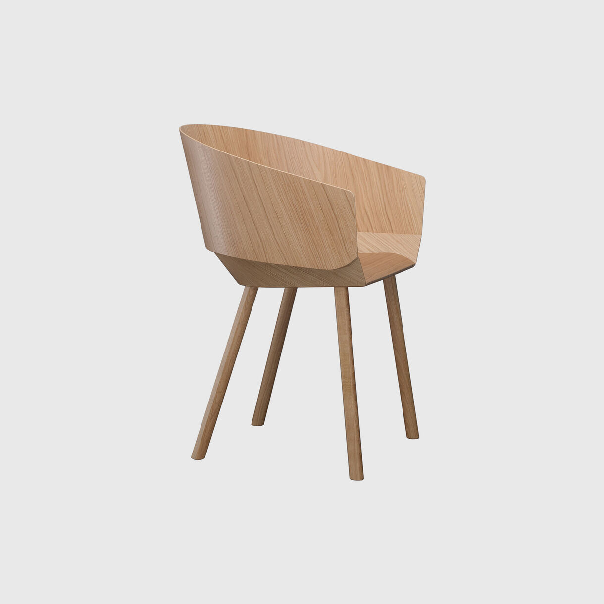 Houdini Armchair, Oak