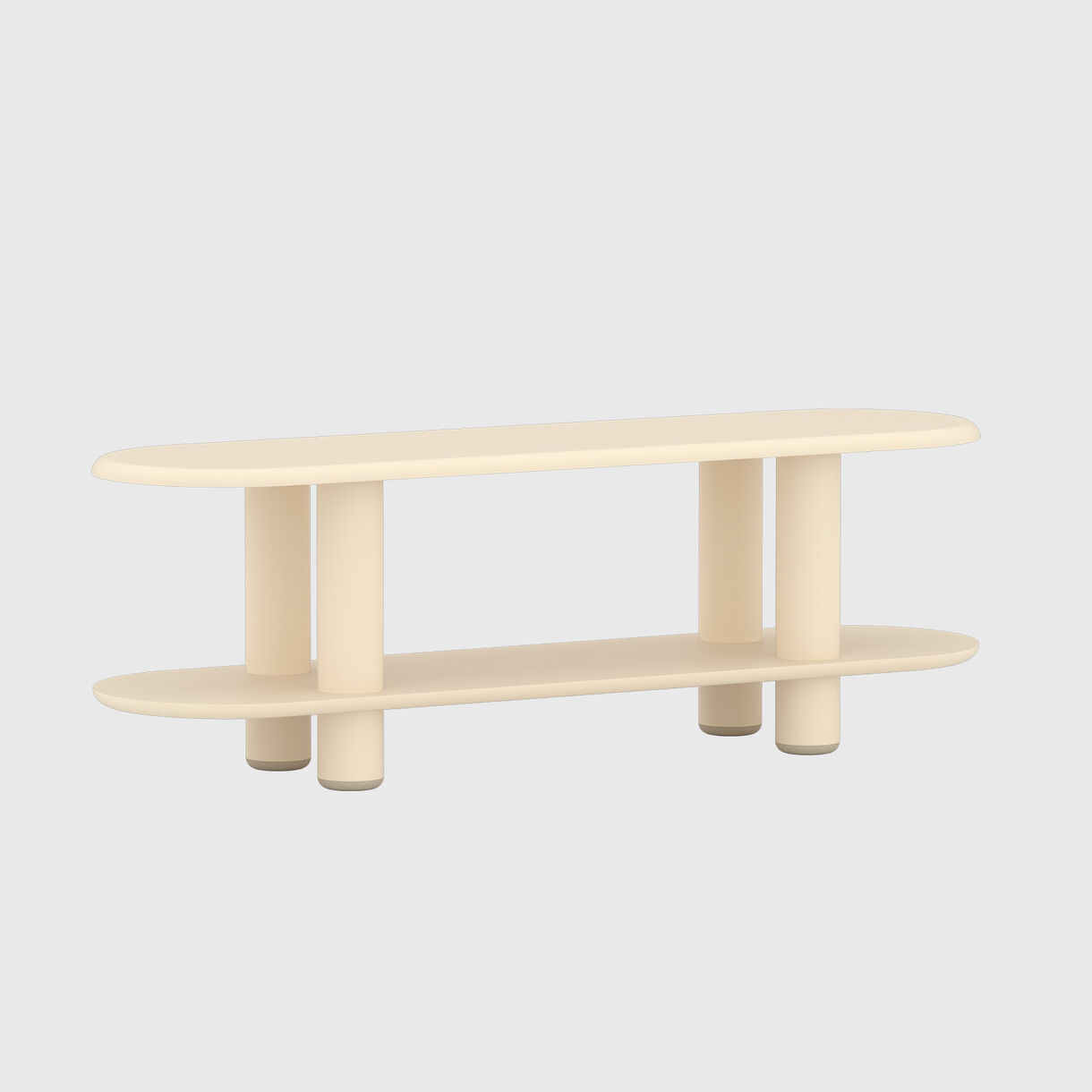 Eclipso Shelving System, 2 Shelf, Beige