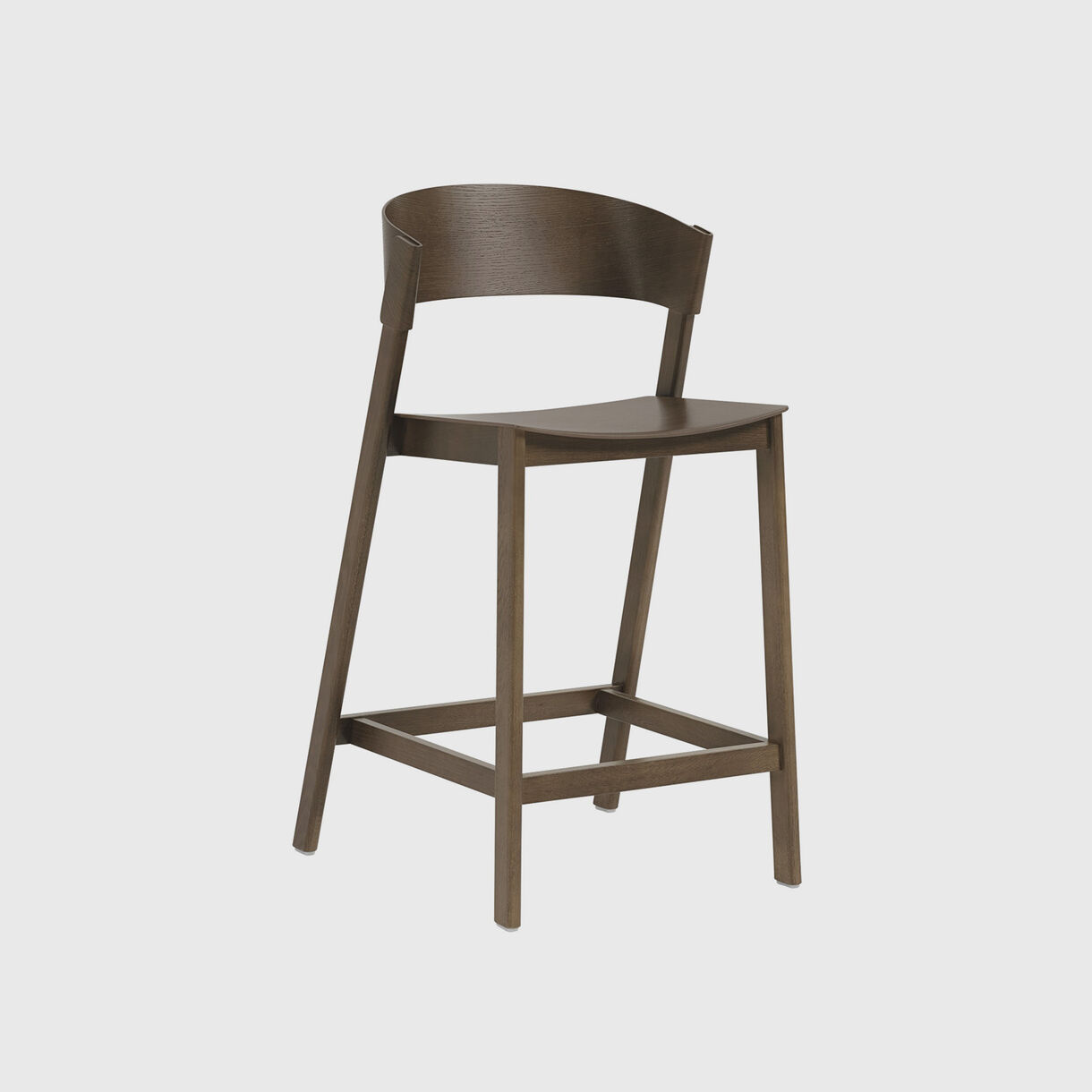 Cover Counter Stool, Dark Brown