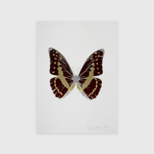 The Souls III &ndash; Burgundy / Cool Gold / Silver Gloss (2010) - Damien Hirst