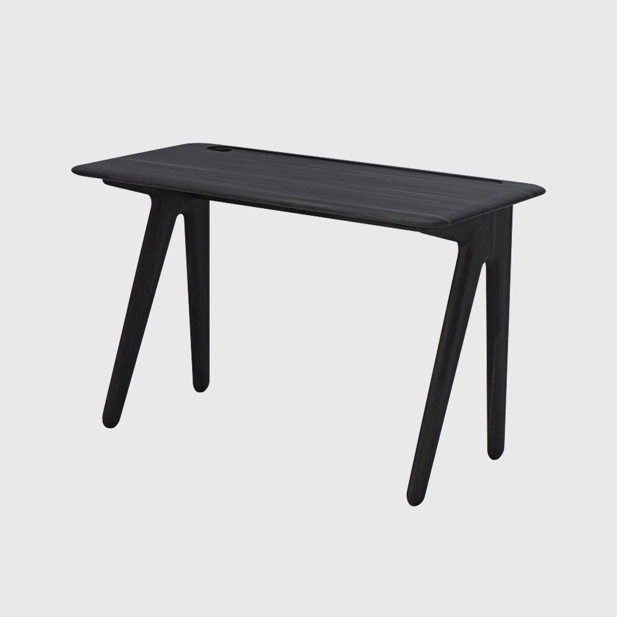 Slab Individual Desk, Black