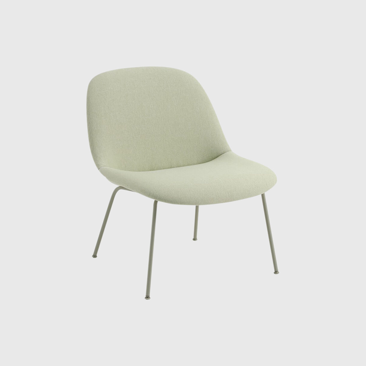 Fiber Soft Lounge Chair, Dusty Green Delta 26