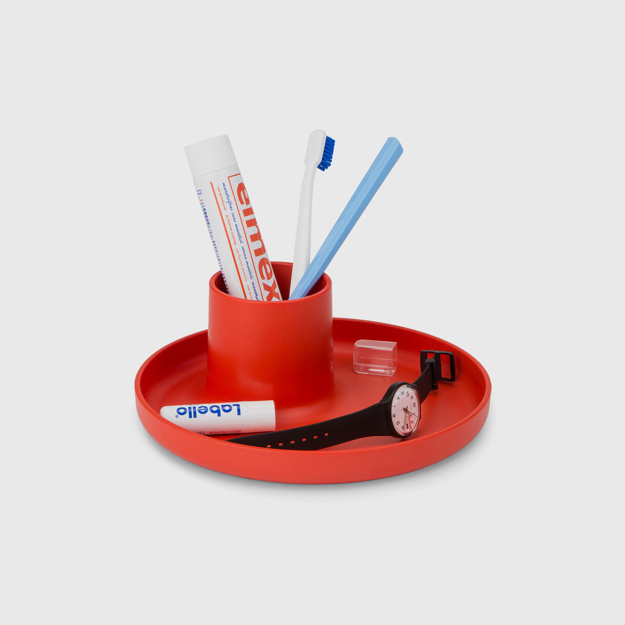 O-Tidy, Poppy Red with Items