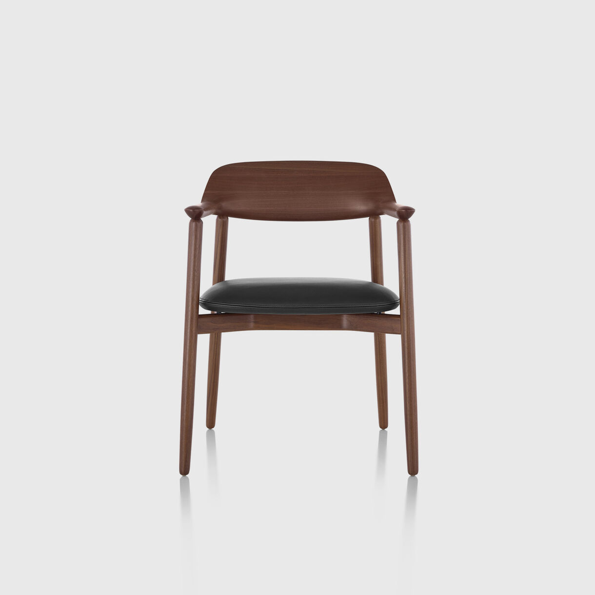 Crosshatch Side Chair, Walnut