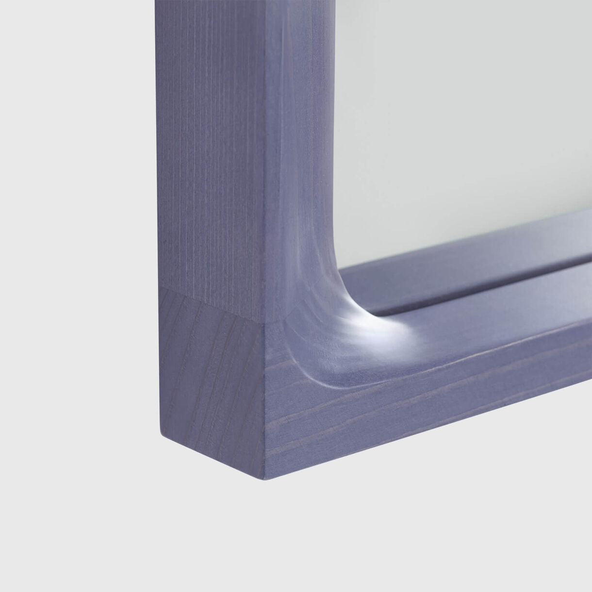Arced Mirror, Light Lilac Detail
