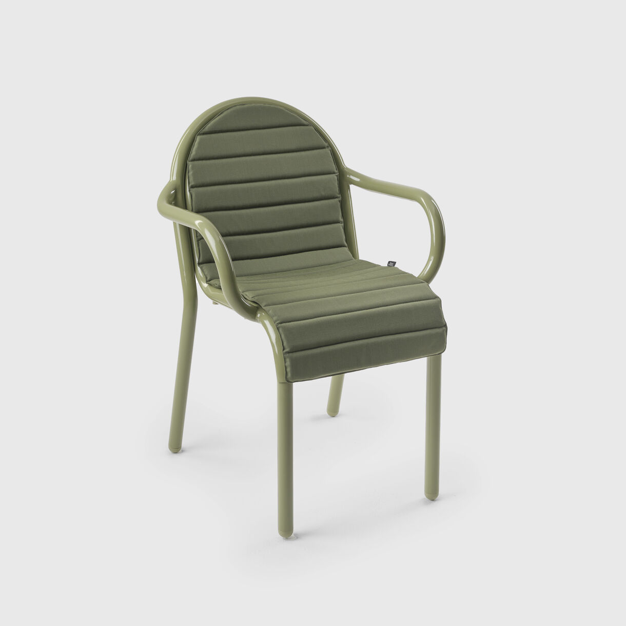 Groove Full Seat Cushion, Moss