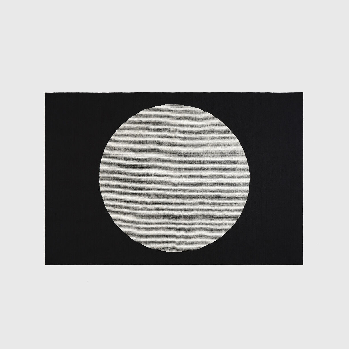 Disc Rug, Black