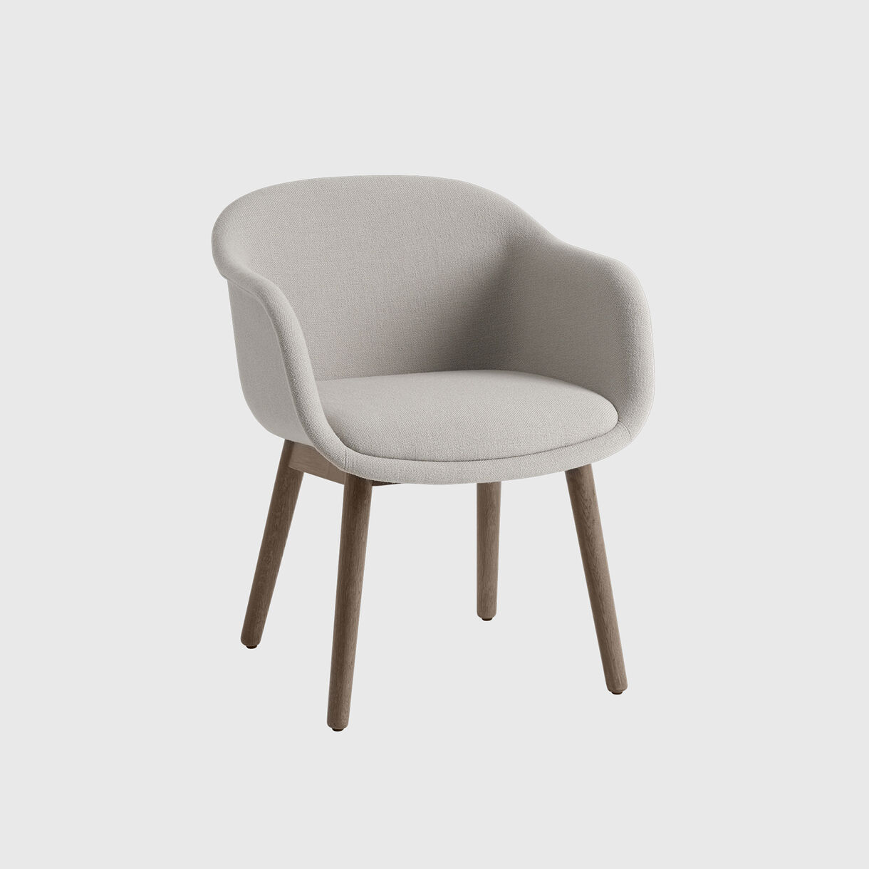 Fiber Conference Armchair, Wood Base