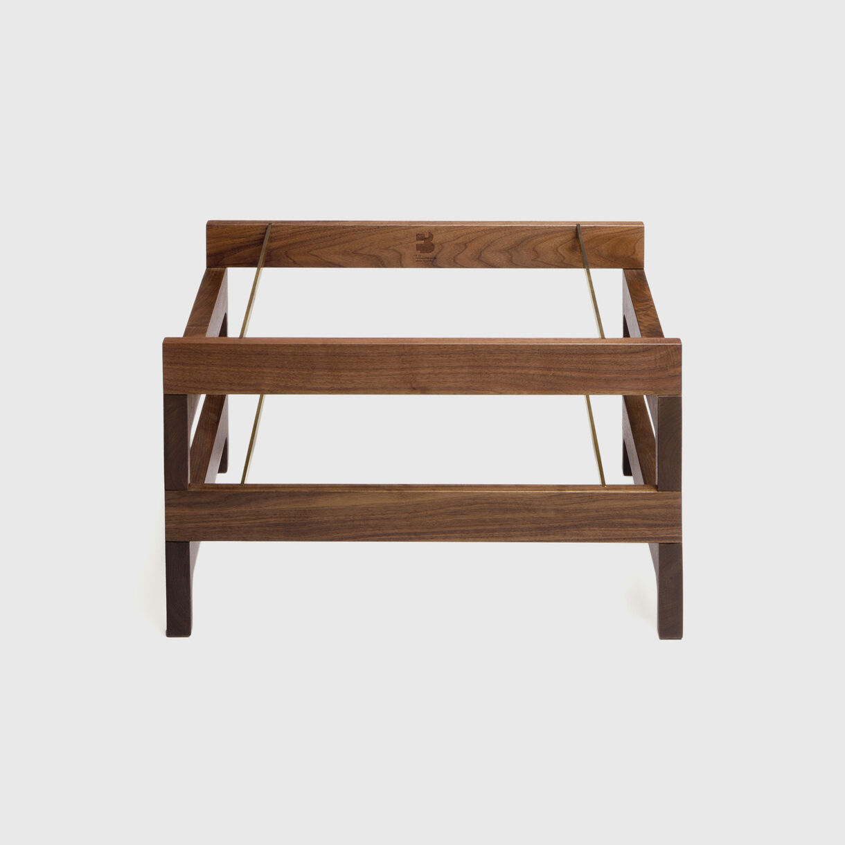 Table Rack Front View BassamFellows Tray Rack Side Table | Living Edge
