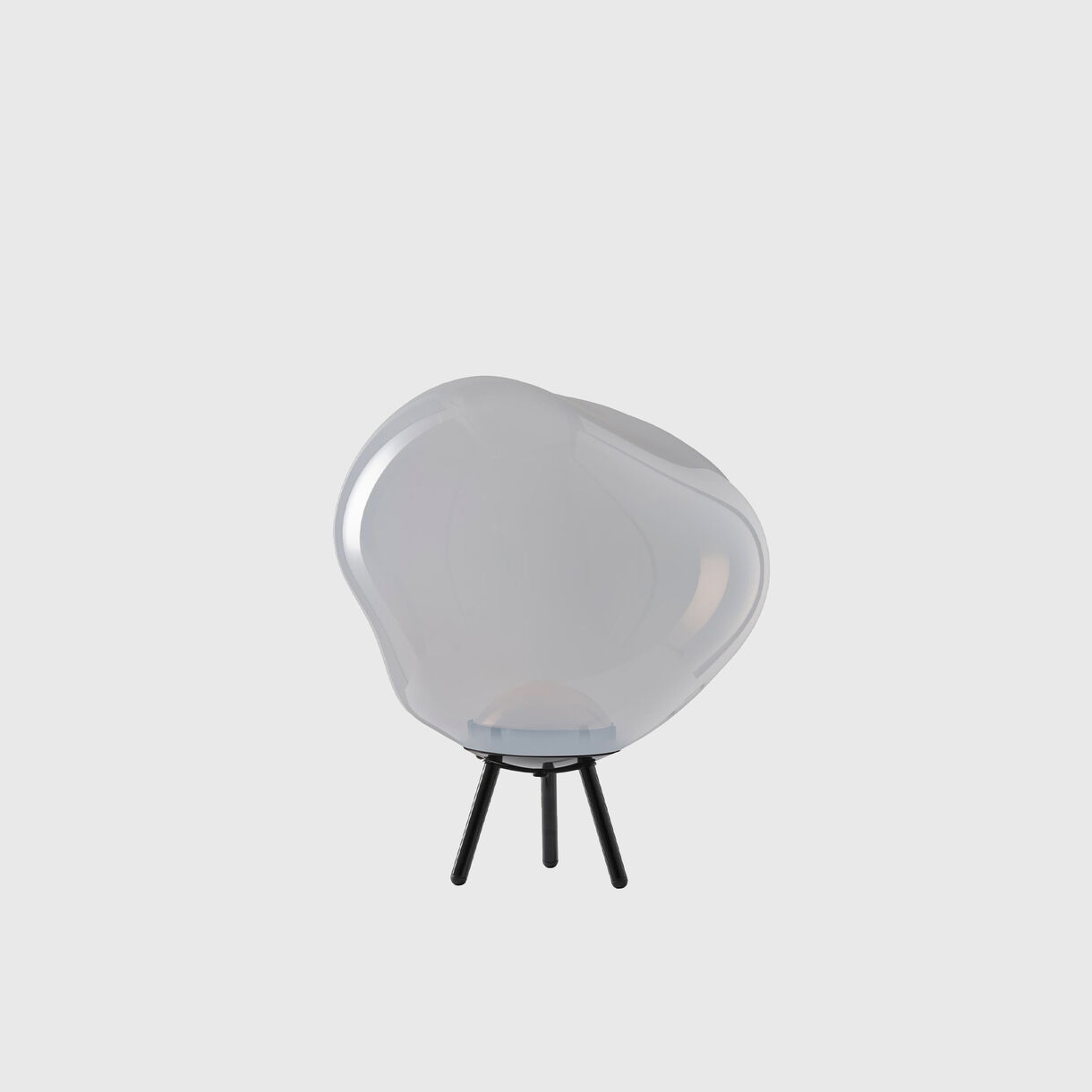 Melt Large Portable Floor Lamp, Opal