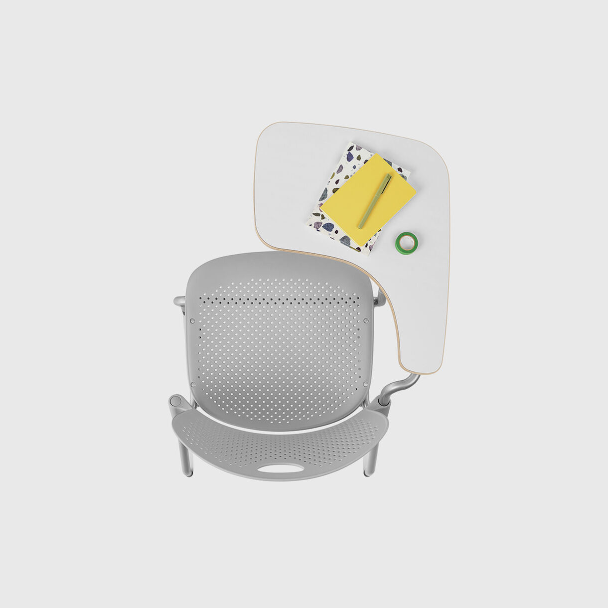 Caper Stacking Chair with Tablet