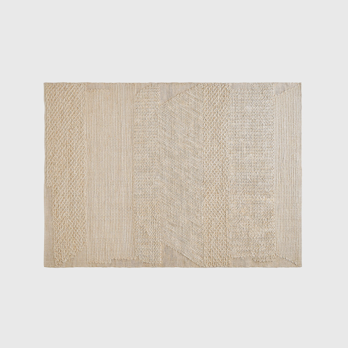 Knotty Rug, White