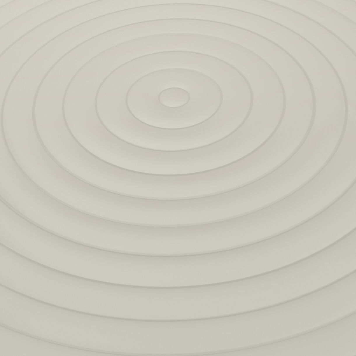 Groove Table, Round, Putty