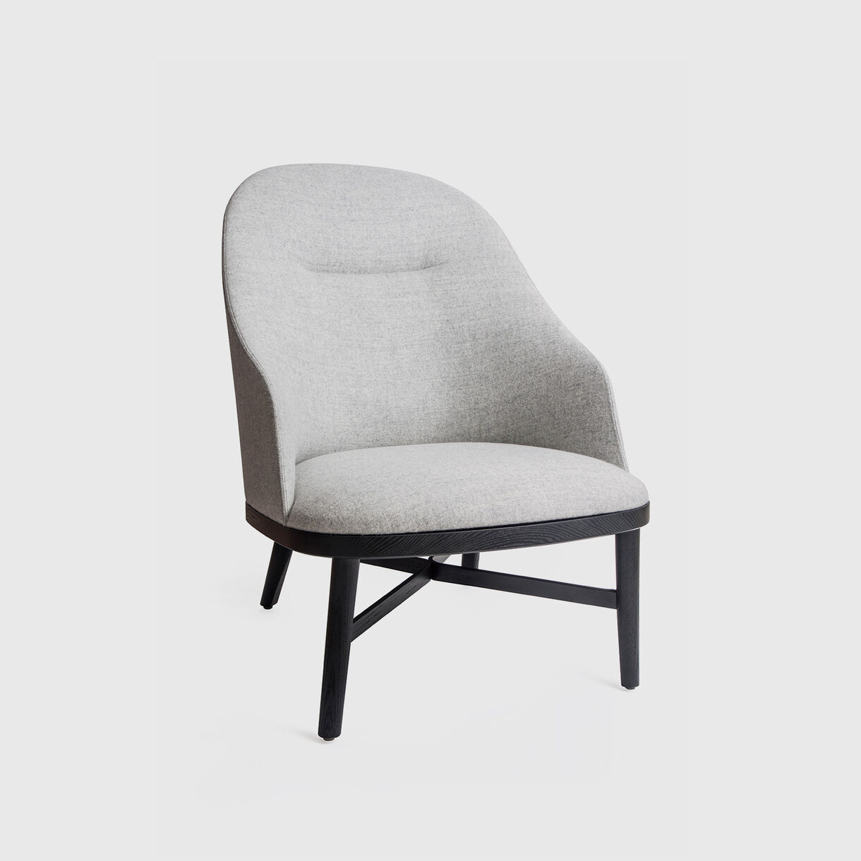 Bund Lounge Chair, Black Oak