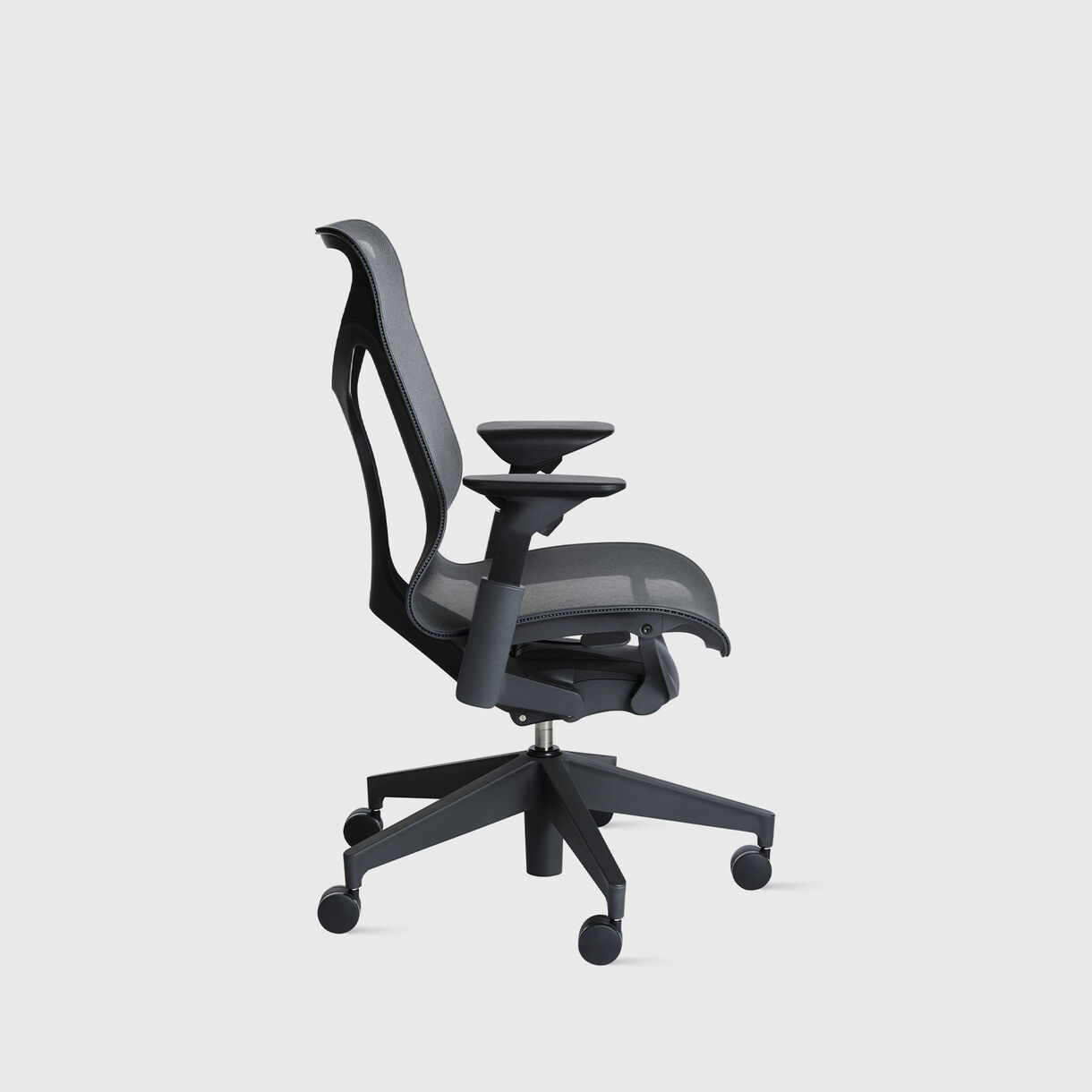 Cosm Chair, Graphite - Mid Back - Adjustable Arms