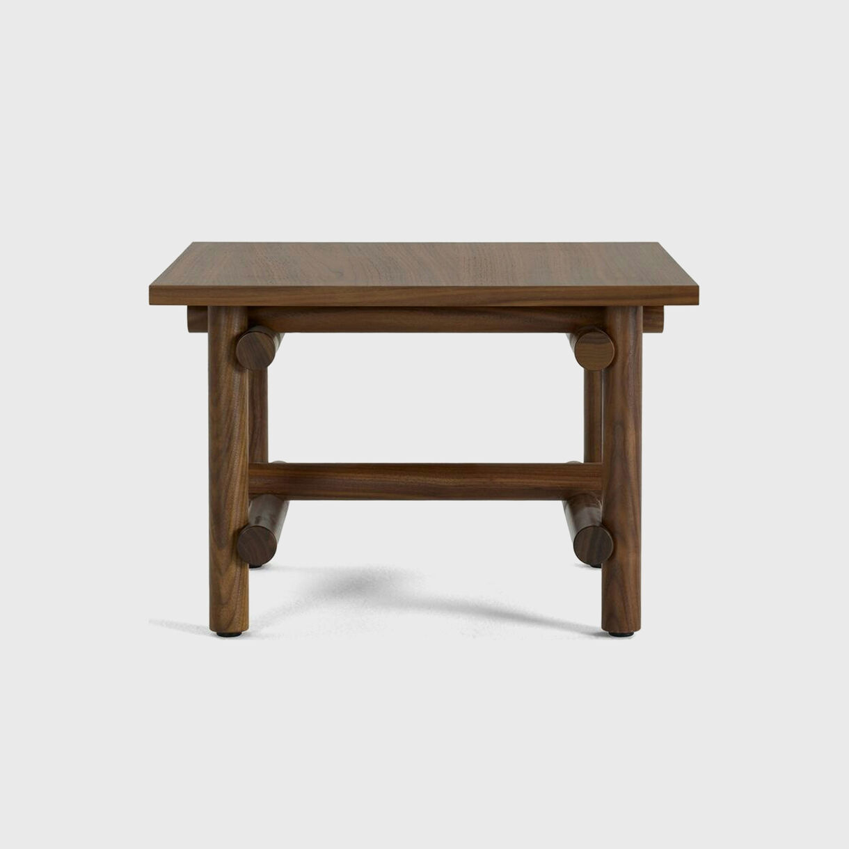 Muecke Side Table, Walnut, Side Detail