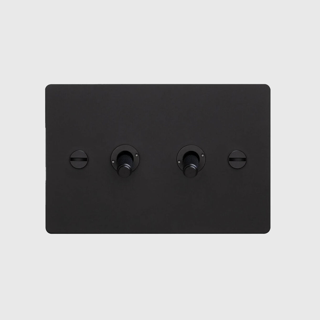 2G Toggle Switch, Cross, without Logo, 2 Way, Black