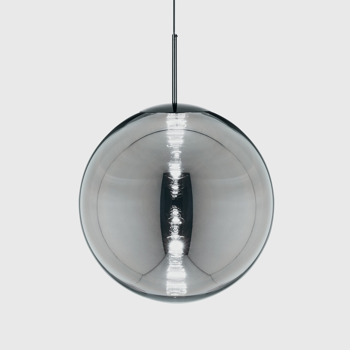 Globe Pendants, Chrome