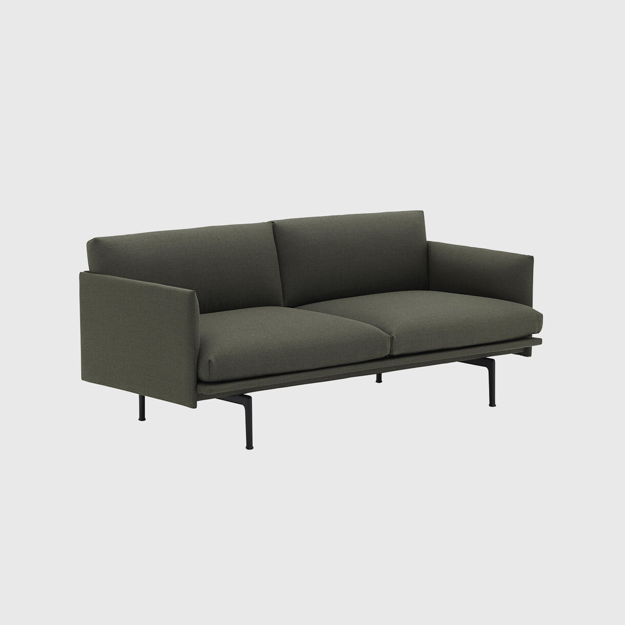 Outline 2 Seater Sofa, Fiord 961