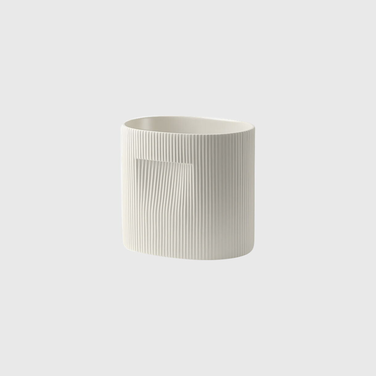 Ridge Planter, Off-White, Large