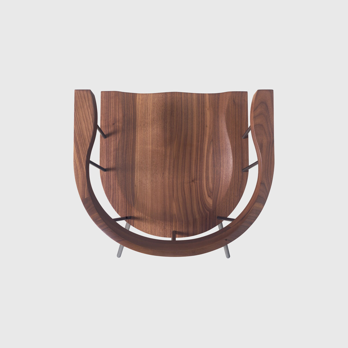 Spindle Counter Chair, Walnut, Bronze