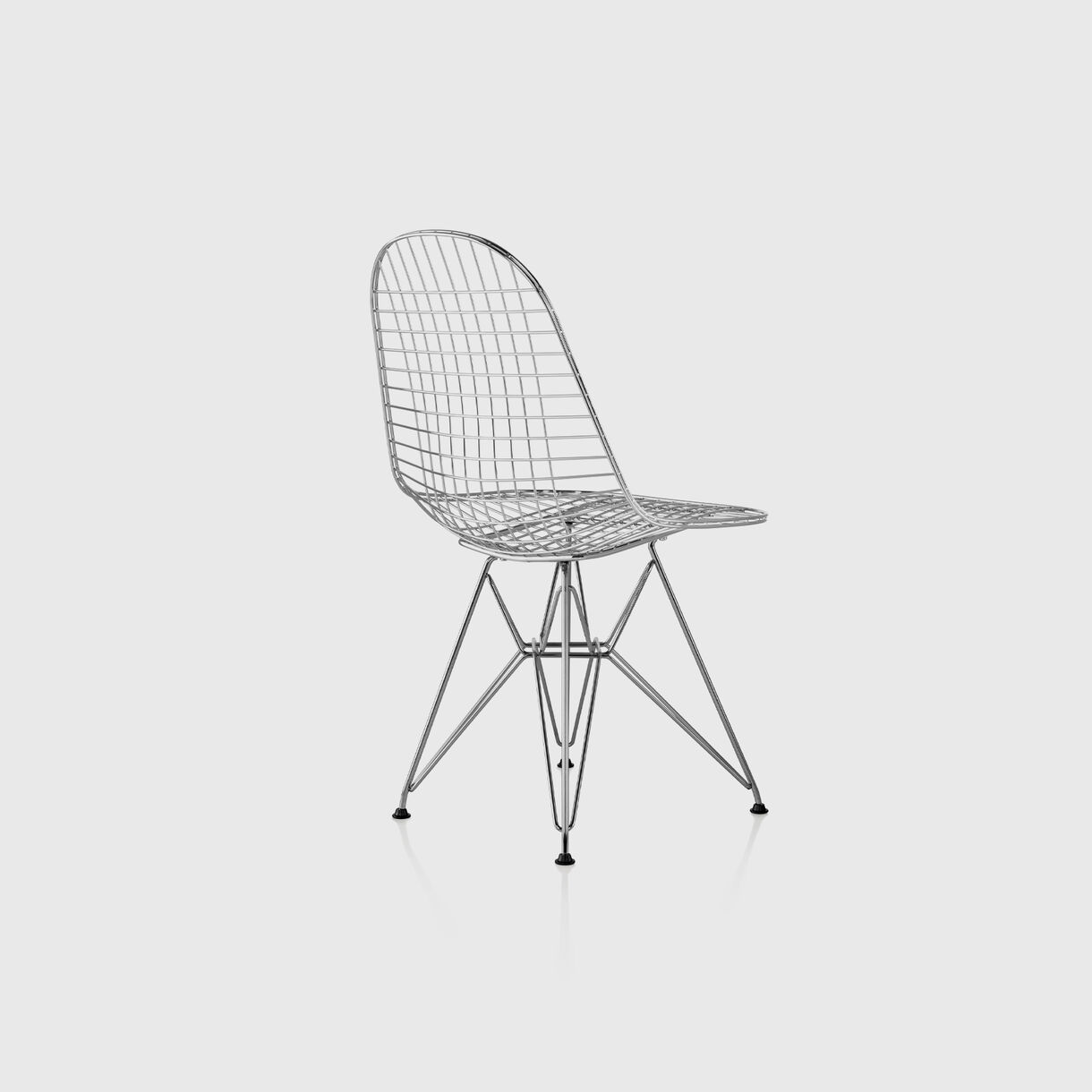 Eames Wire Chair, Wire Base, Chrome
