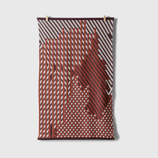 Risk Knit Medium – Red, Burgundy, Beige