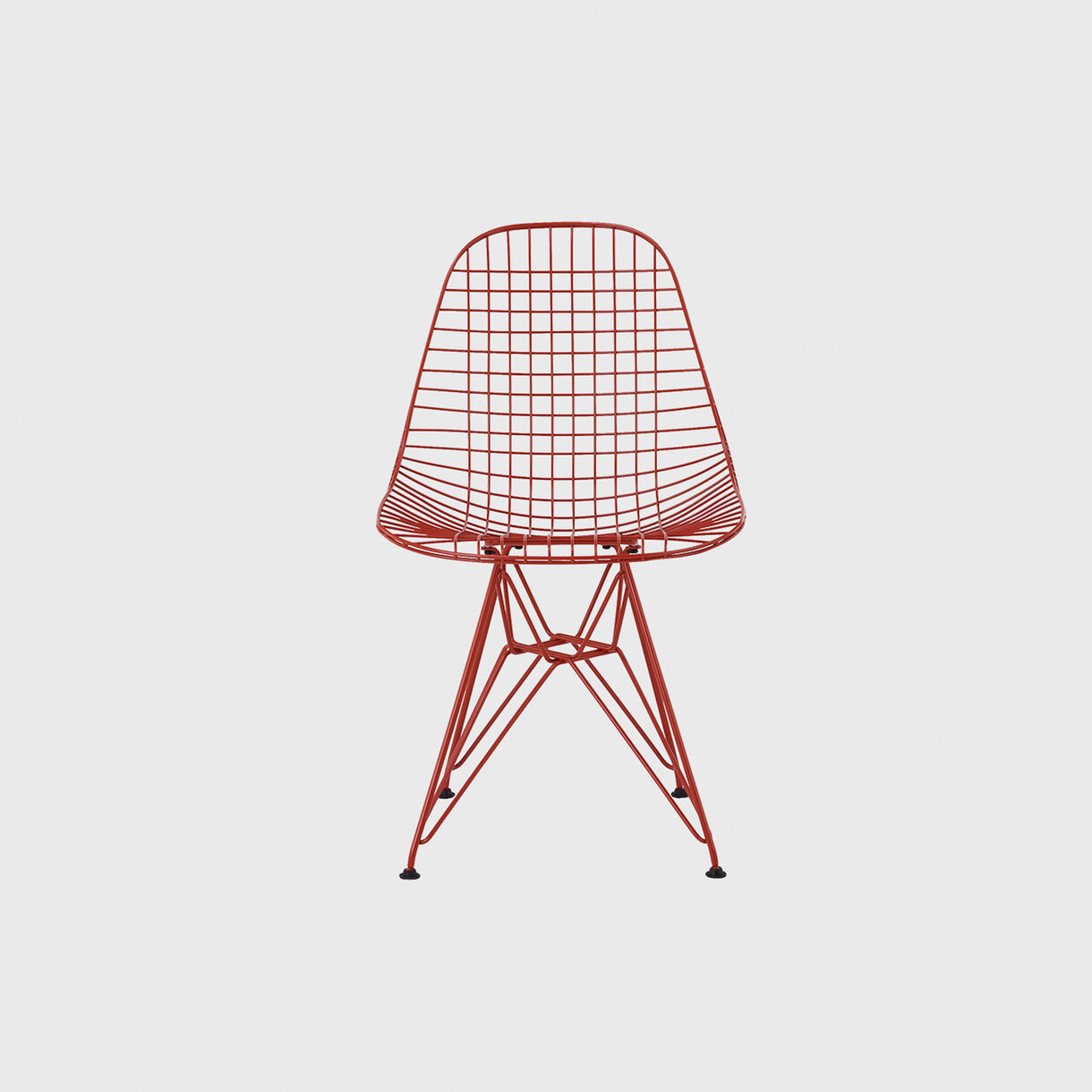 HM x Hay Eames Wire Outdoor Chair, Wire Base, Iron Red