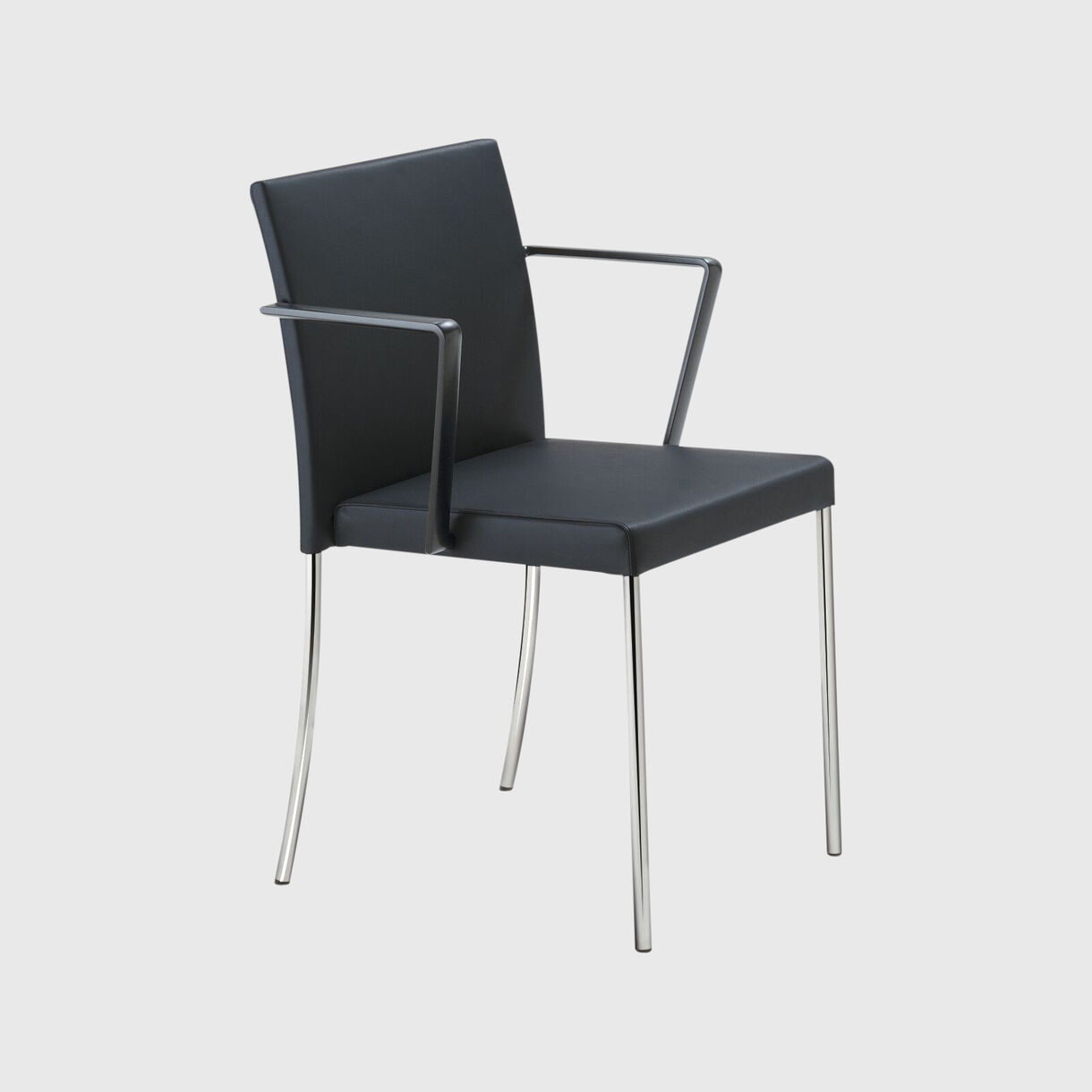 Jason Lite Chair, Black Arms, Front Quarter