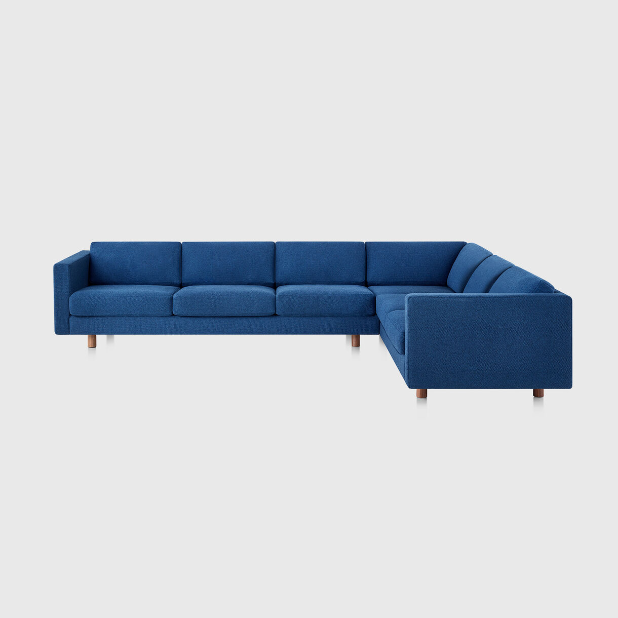 Lispenard Sectional Sofa, Right Configuration, Superweave Marine