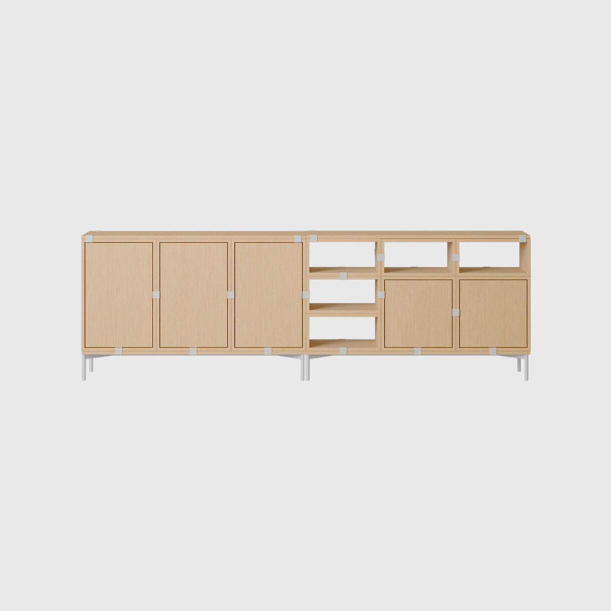 Stacked Sideboard Config. 2 Oak