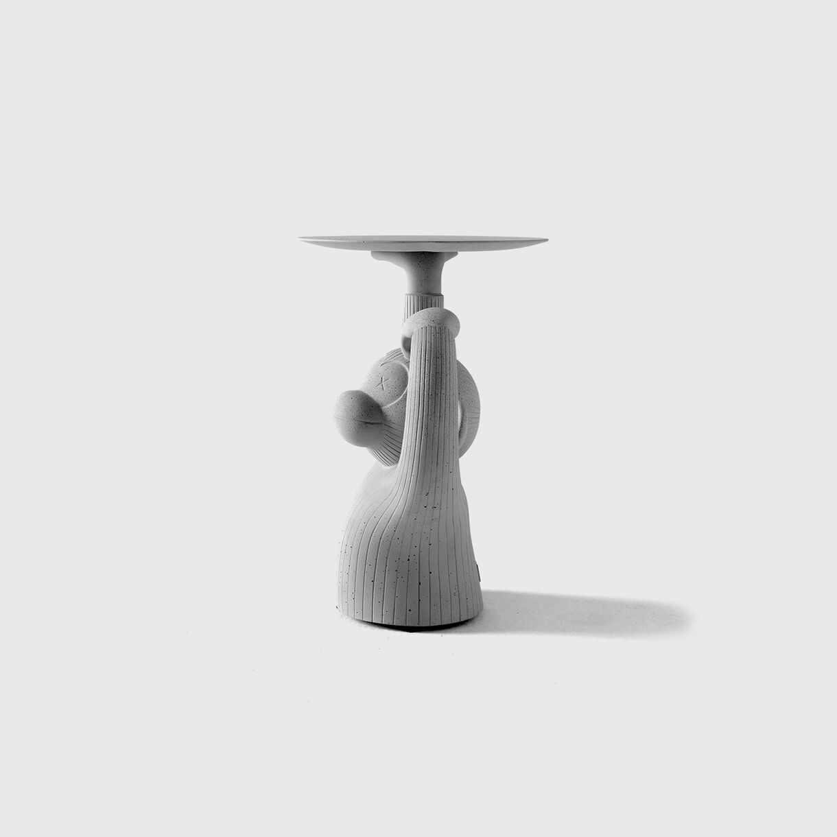 Monkey Side Table, Grey