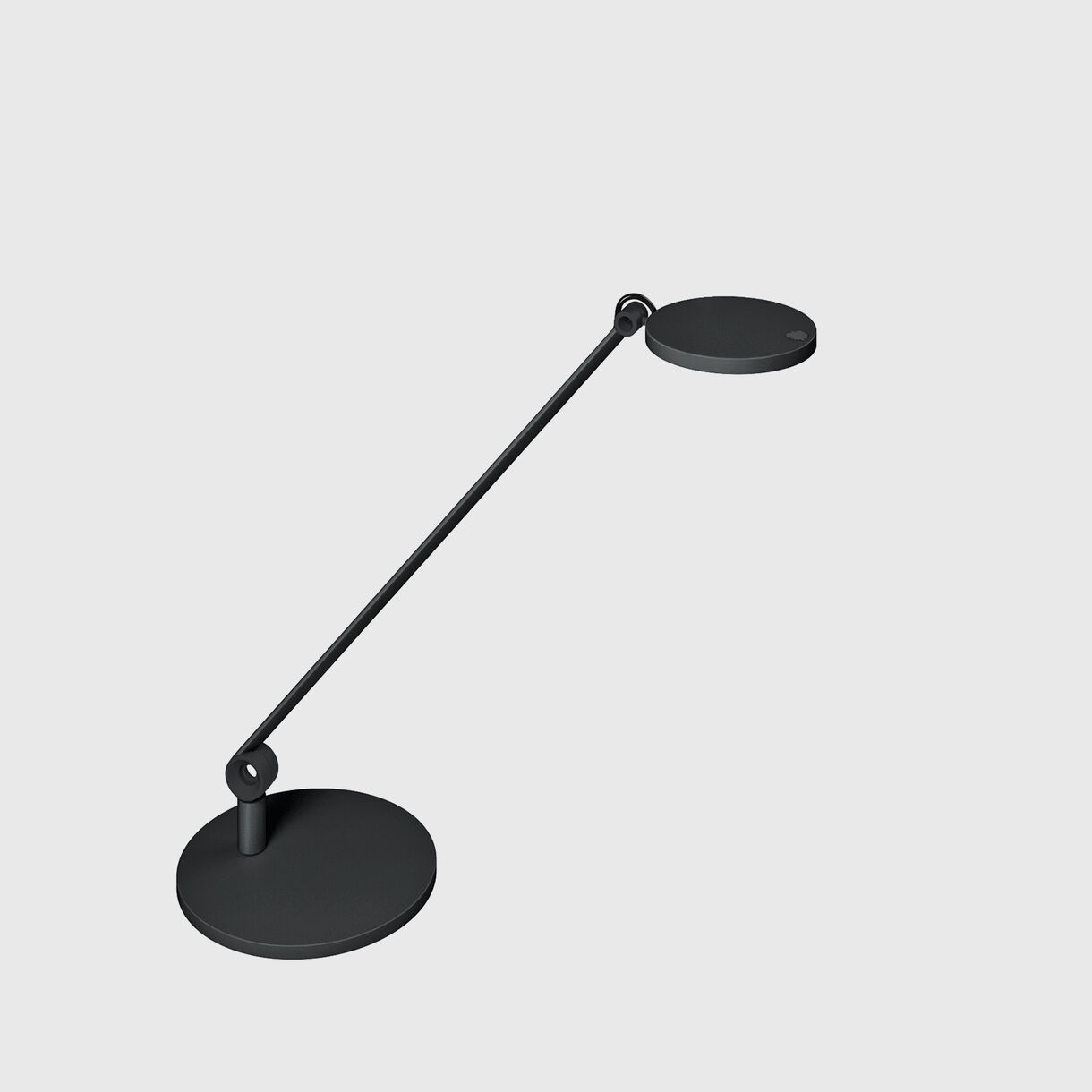 Para.mi Task Lamp, 1-Piece Arm, Round, Black