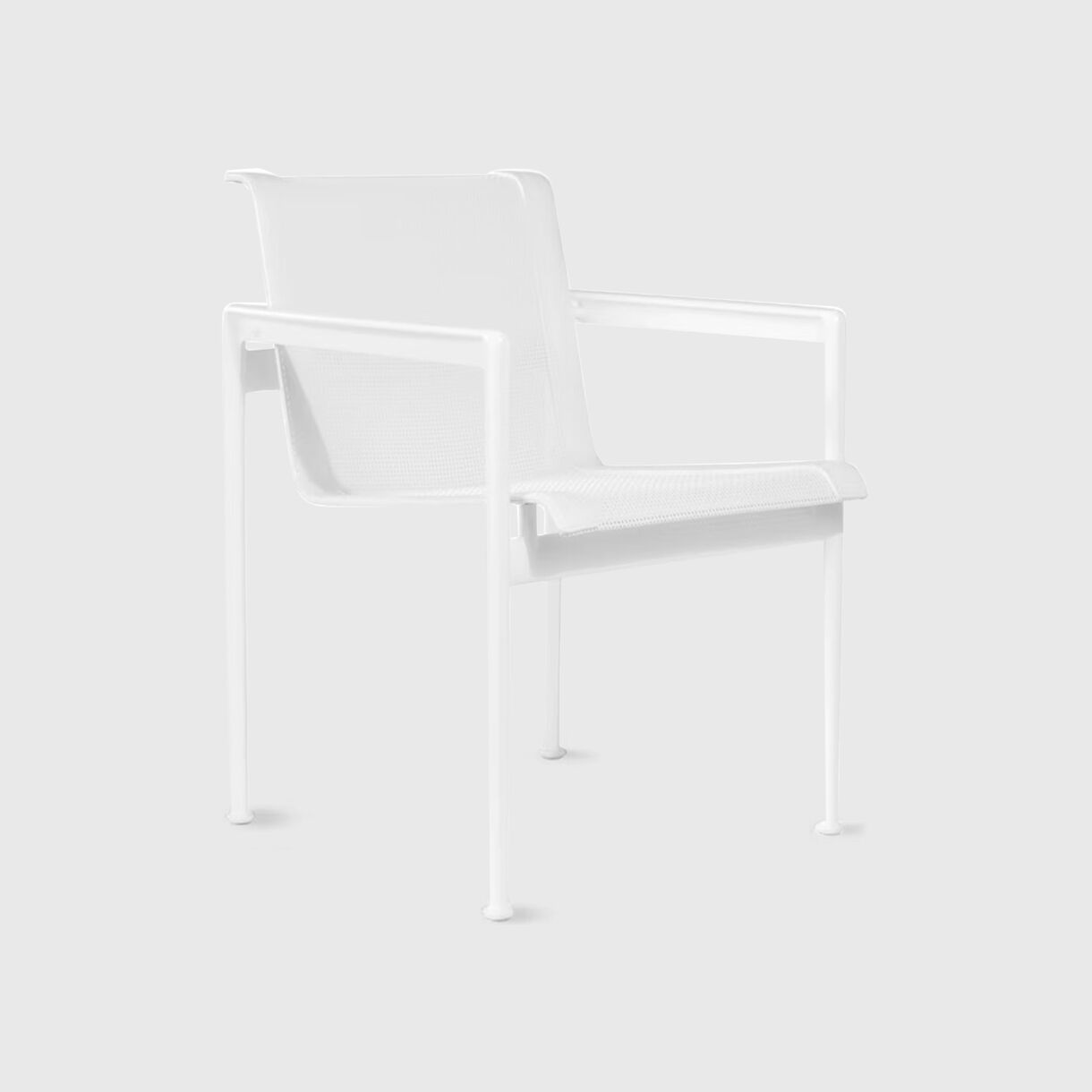 1966 Dining Armchair, White White