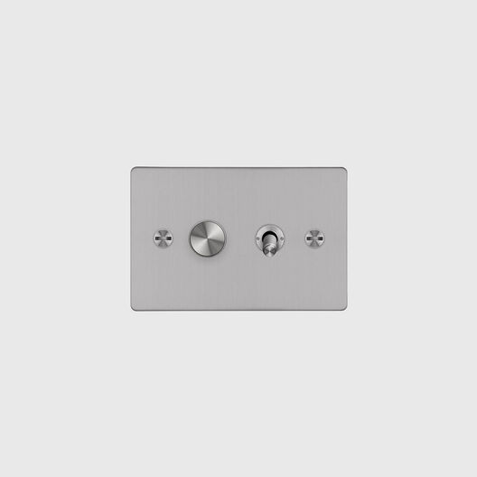 2G Toggle & Dimmer Switch, Cross