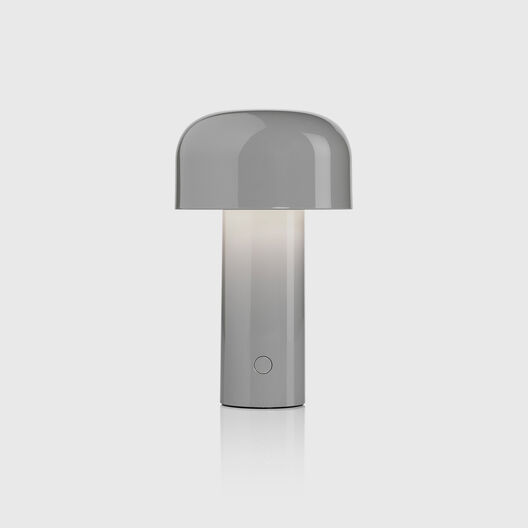 Bellhop Unplugged Portable Table Lamp, Gloss Grey