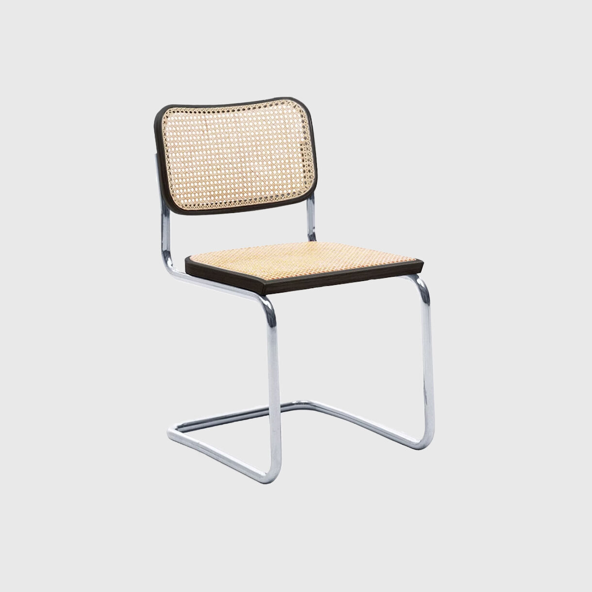 Cesca Side Chair, Ebonized Beech, Chrome