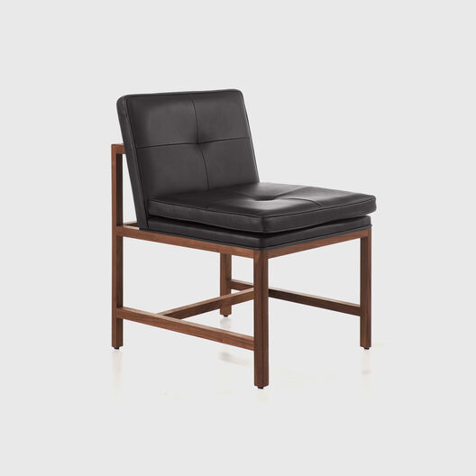 Wood Frame Armless Chair Petit