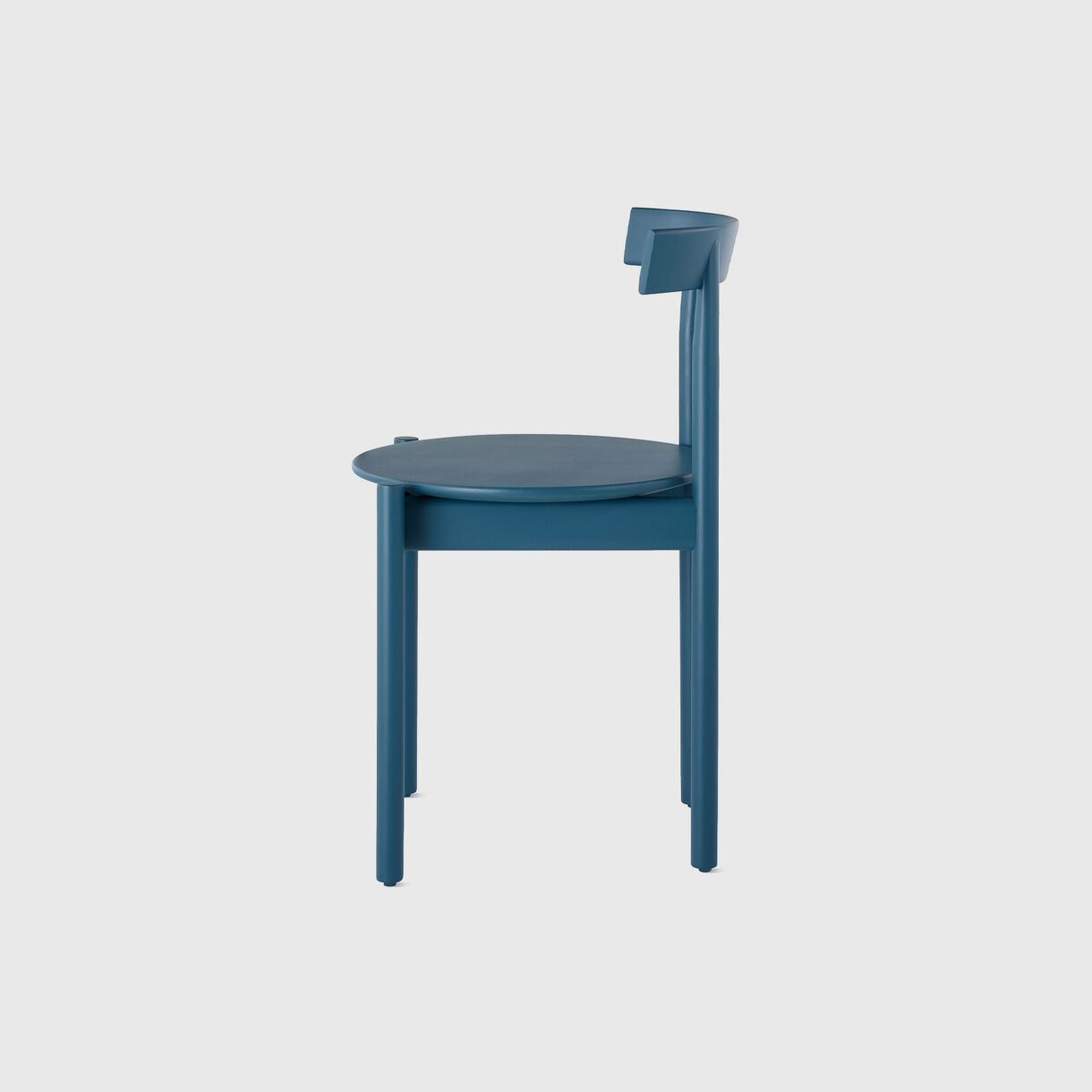Comma Chair, Blue Stained Beech