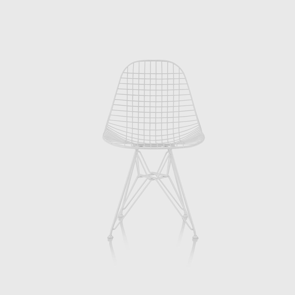 Eames Wire Chair, Wire Base, White