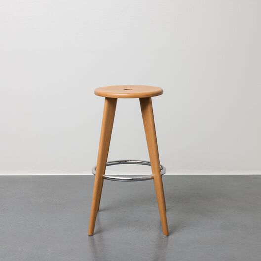 Tabouret Haut Bar Stool, Oak