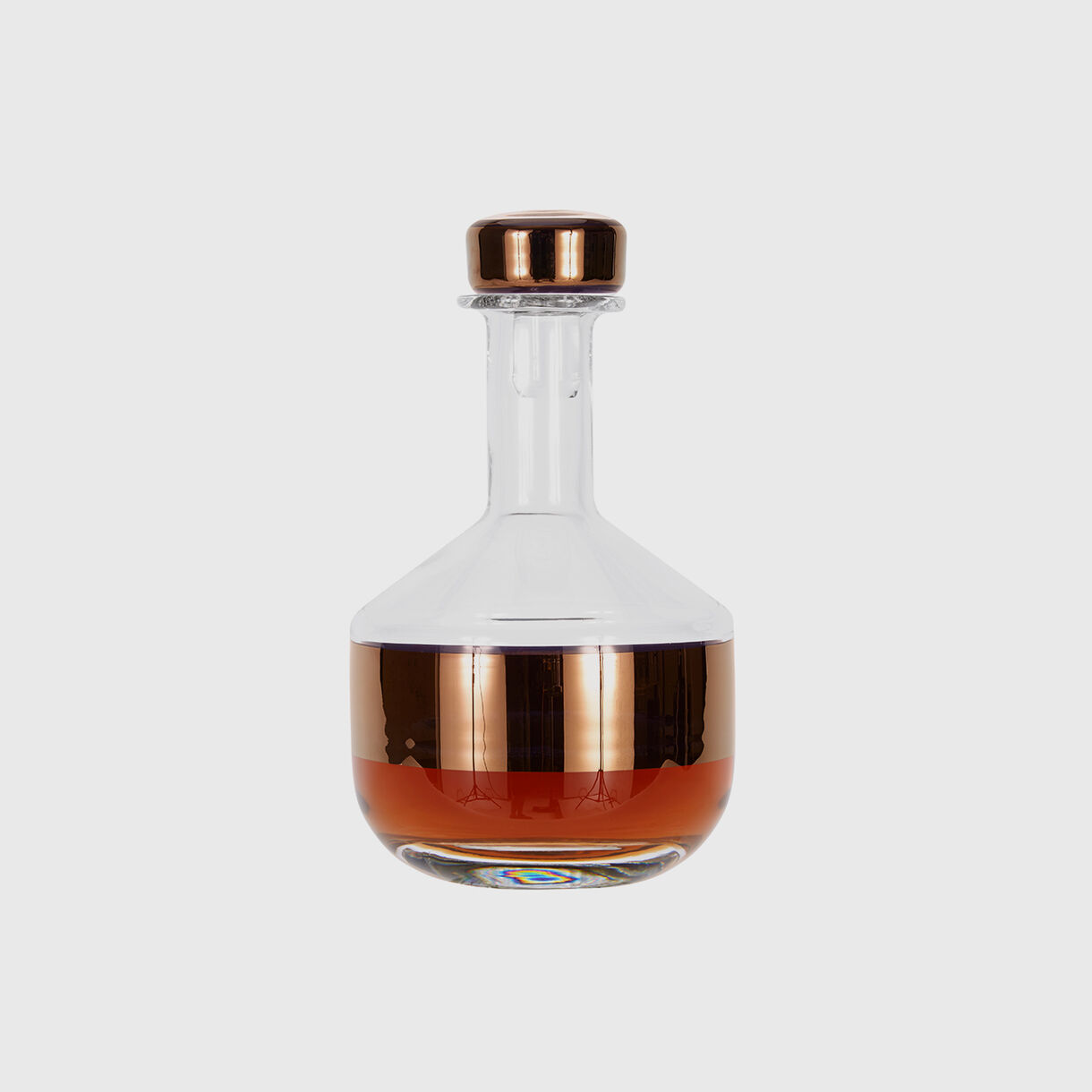 Tank Whiskey Decanter, Copper, Full