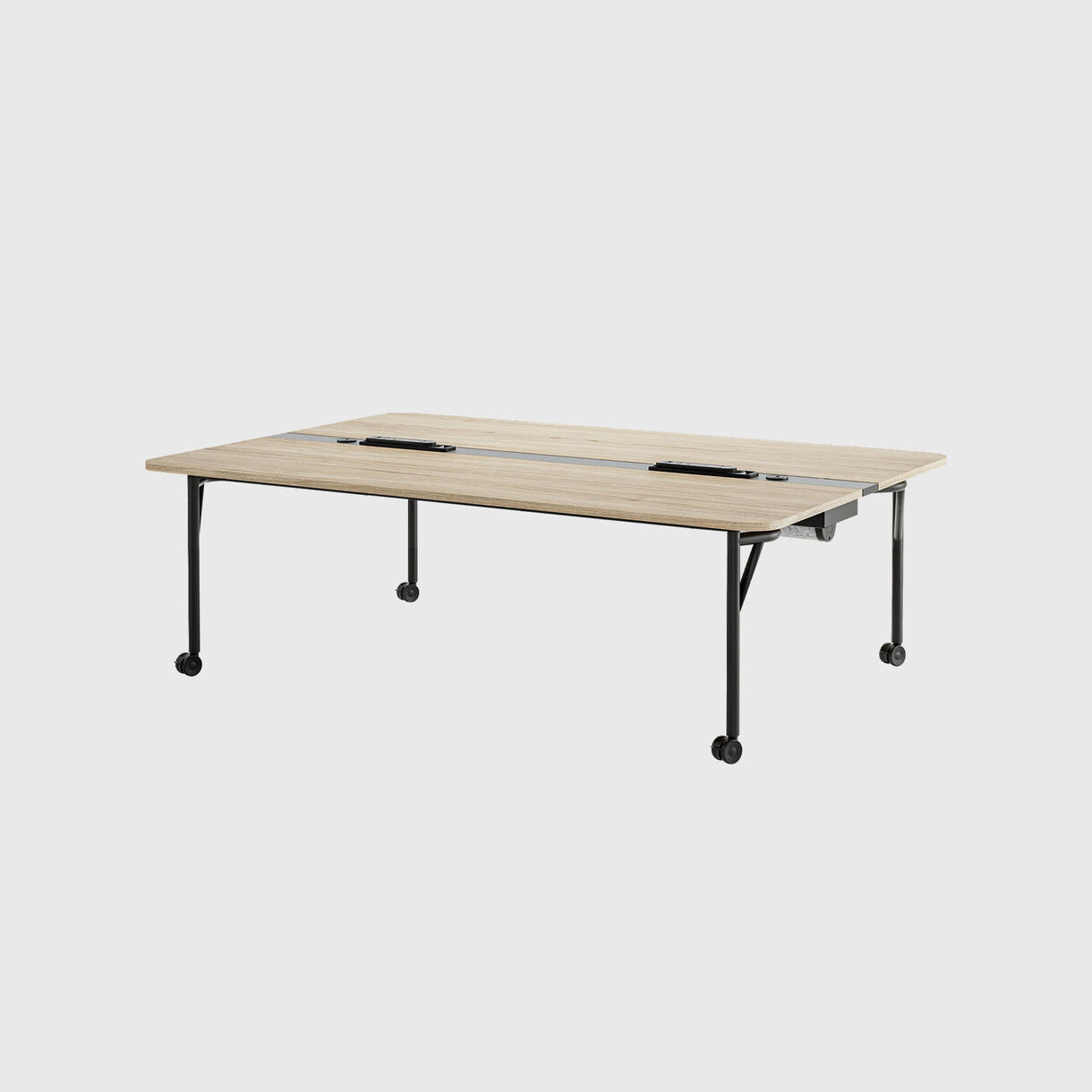 Folding Surfaces Table, 2400mm Oak